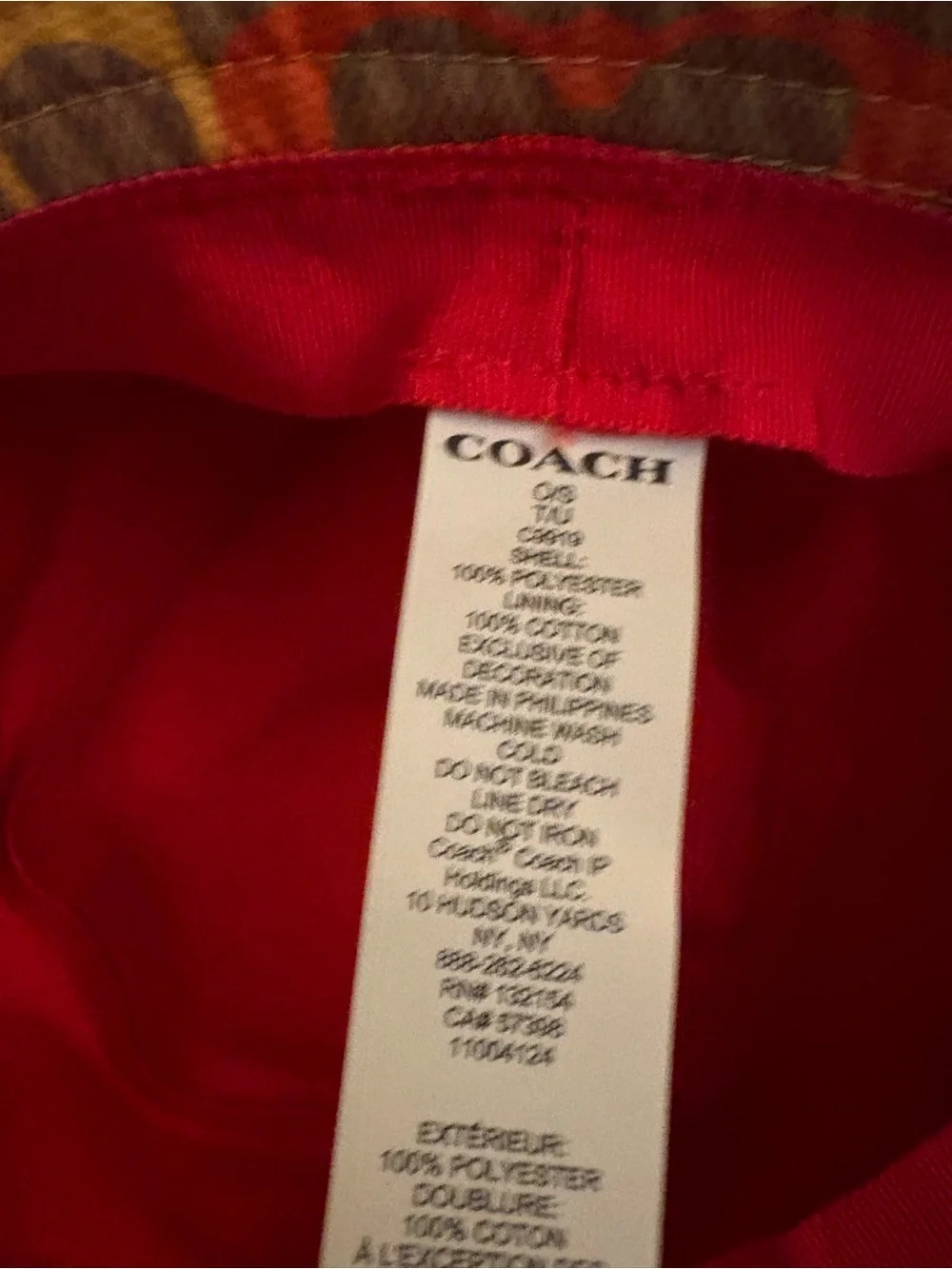 Coach bright multicolor